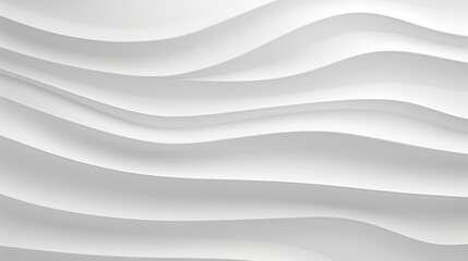 Abstract white wavy background texture.