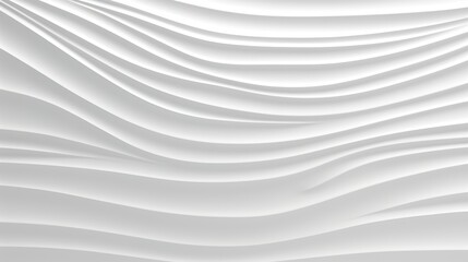 Abstract white wavy background with a smooth, flowing design.