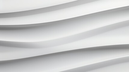 Abstract white wavy background with soft curves.