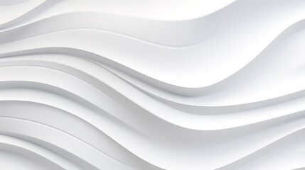 Obraz premium Abstract white wavy background with soft light.