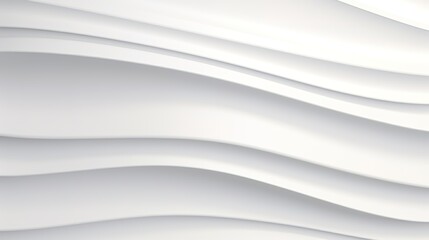 Fototapeta premium Abstract white wavy background with soft light and shadows.
