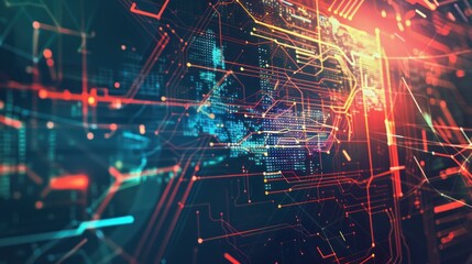 Abstract Digital Network