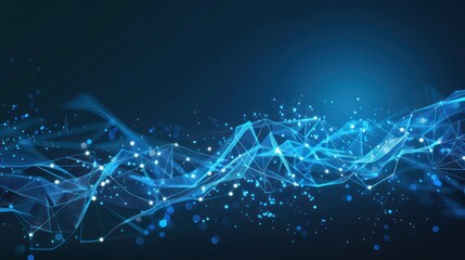 Abstract Digital Network Connections