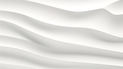 Abstract white wavy background with soft shadows.