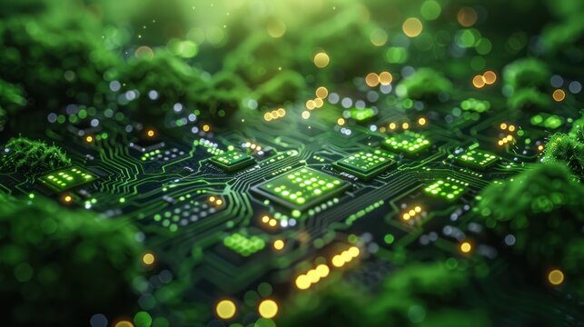 Green Circuit Board