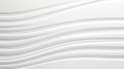 Obraz premium Abstract white wavy background, modern and sleek design.