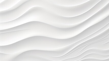 Fototapeta premium Abstract white wavy background, modern graphic design.