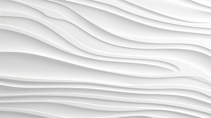 Obraz premium Abstract white wavy lines background.