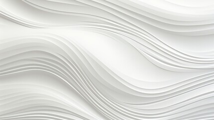 Obraz premium Abstract white wavy lines background.
