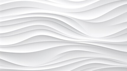 Obraz premium Abstract white wavy lines background.