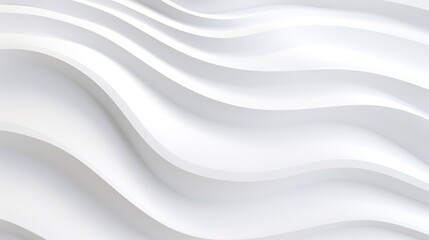 Obraz premium Abstract white wavy pattern.
