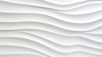 Obraz premium Abstract white wavy pattern background.