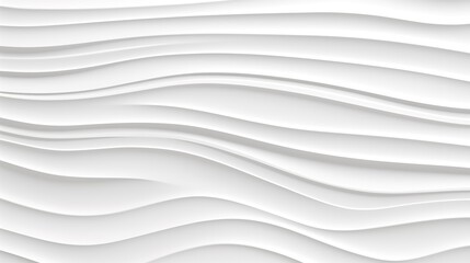 Abstract white wavy pattern background.