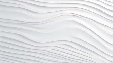 White wavy abstract background with soft curves.