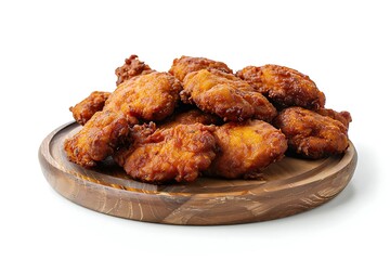 Plate of tasty Xacuti with on white background.