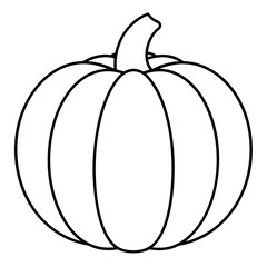 pumpkin isolated on white, calabaza vector illustration, food vector art, calabaza silhouette,  halloween pumpkin vector icon, pumpkin cartoon line art, eps