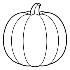 pumpkin isolated on white, calabaza vector illustration, food vector art, calabaza silhouette,  halloween pumpkin vector icon, pumpkin cartoon line art, eps