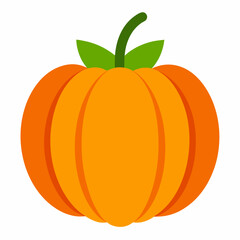 pumpkin isolated on white, calabaza vector illustration, food vector art, calabaza silhouette,  halloween pumpkin vector icon, pumpkin cartoon line art, eps