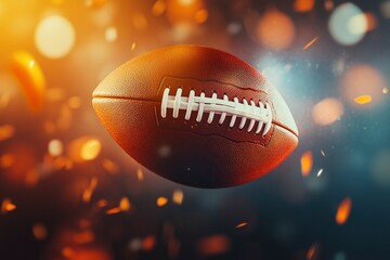 american football simple background with overlay for sports betting site - make it blury with generative ai