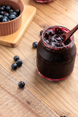 自家製のブルーベリージャム