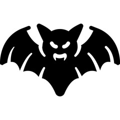 Spooky Glyph Icon Design Vector