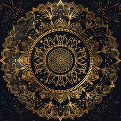 Mandala abstract modern floral background design