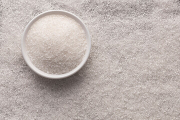 Magnesium chloride flakes, ionic mineral compound - Sea salt