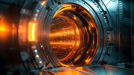 bank vault door opening to reveal glowing assets, symbolizing financial 