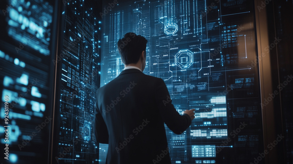 Poster ai algorithms enhancing network security for global data protection
