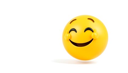 Fototapeta premium 3d yellow emoji with thumbs up