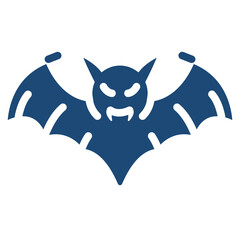 Spooky Solid Color Icon Design Vector