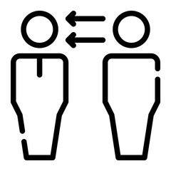 mentorship line icon