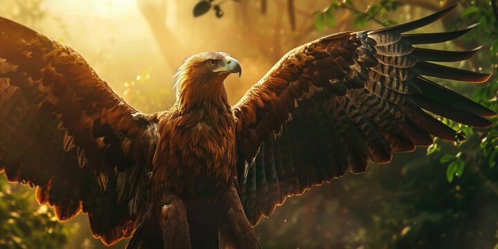 Protected by Law Java Eagle Conservation of Rare Animals