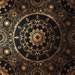 Mandala abstract modern floral background design