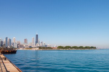 John Hancock Center Skyscraper Modern Architecture Tower Buildings, Downtown Chicago, Illinois, United States