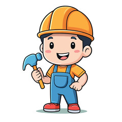 Architect, Drawing, Plans, Blueprint, Design, Building, Construction, Engineering, Female, Woman, Cartoon, Illustration, Character, Cute, Happy, Smiling, Hard Hat, Safety, Professional, Occupation, Ca