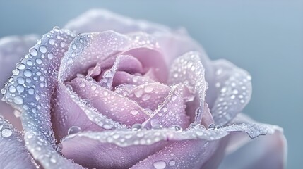 Close-Up of a Stunning Rose Flower Isolated.