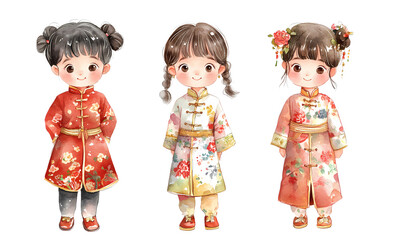 two girls in costume