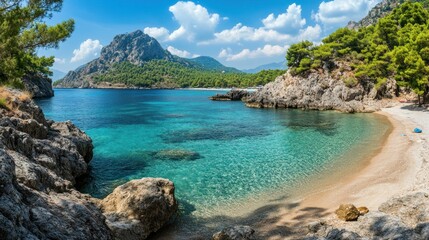 Secluded Cove with Crystal Clear Water