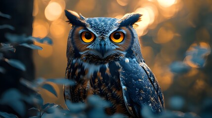 great horned owl