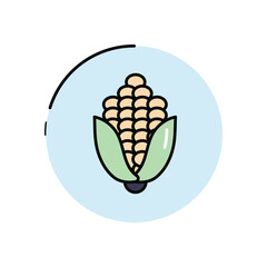Corn vector icon