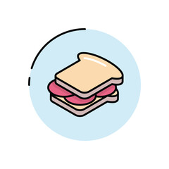 Sandwich vector icon