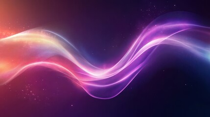 Abstract Purple and Pink Wave Background.