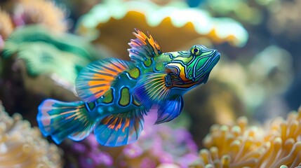 Captivating Underwater Tropical Fish in Vibrant Coral Reef Ecosystem