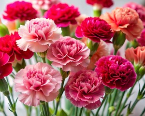 Obraz premium pink and white tulips