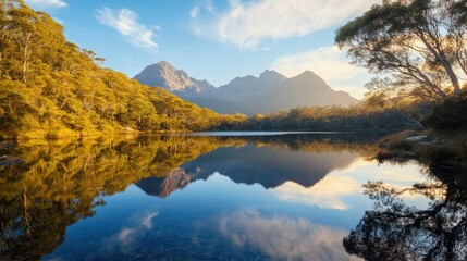 Obraz premium Visit a national park, its diverse ecosystems and stunning landscapes a testament to the beauty of nature.