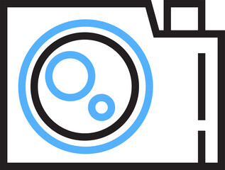 Digital Camera Line Icon