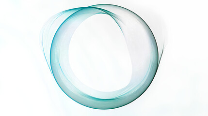  Swirling Aqua Abstract Art