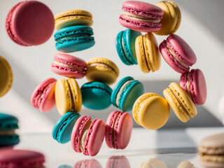 Obraz premium Macarons: A Taste of Paris
