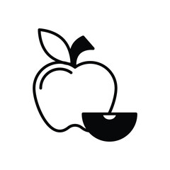 Apple vector icon